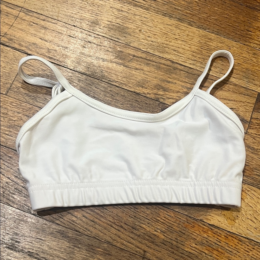 Kids White Dance Costume Top